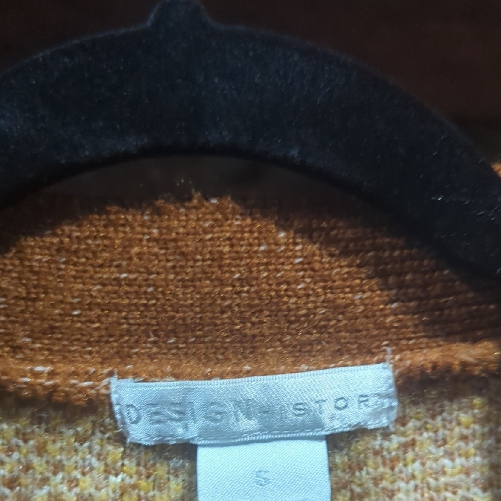 Design History Argyle Cardigan - Brown and Yellow - Picture 2 of 2